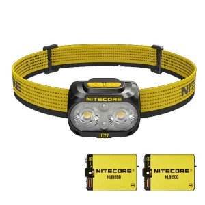 LINTERNA FRONTAL RECARGABLE PARA CORRER 800 LÚMENES (INCLUYE BATERÍA HLB-1500)  UT27 PRO
